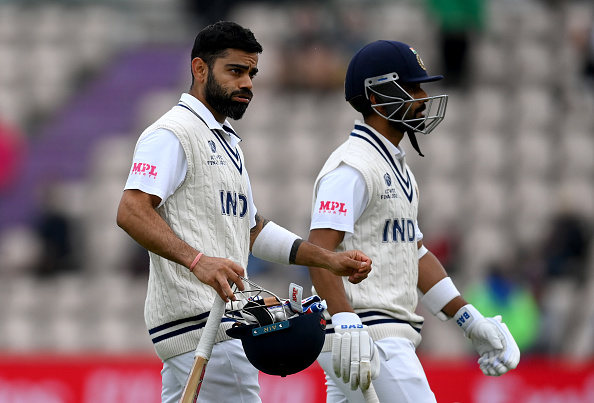 Virat Kohli and Ajinkya Rahane are still at the crease | Getty