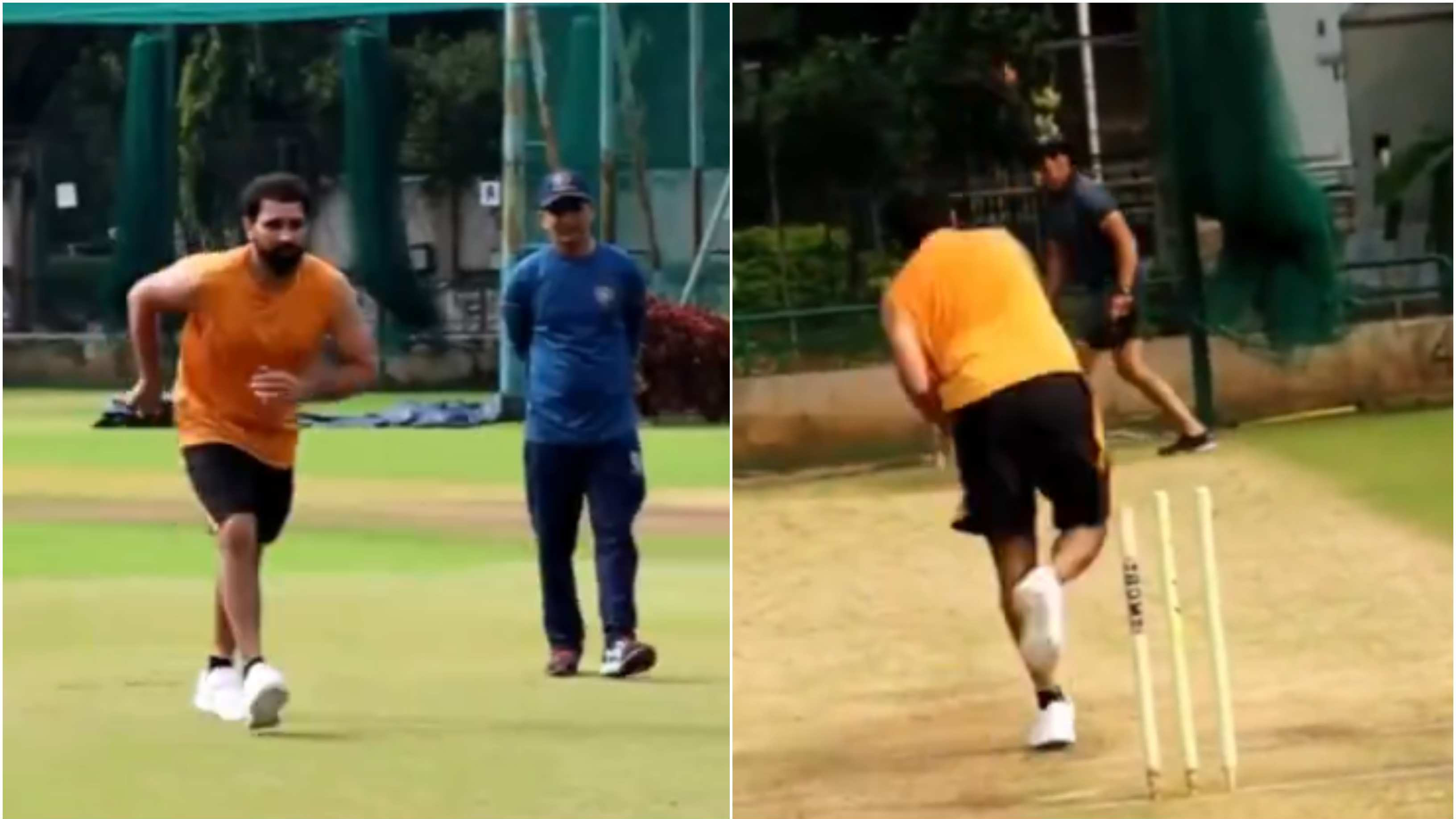 WATCH: Mohammad Shami bowls for first time in nets after recovering from ankle injury