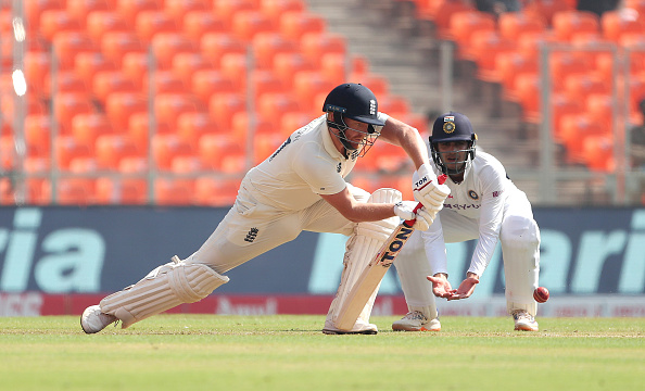 Jonny Bairstow during the Test series against India | Getty