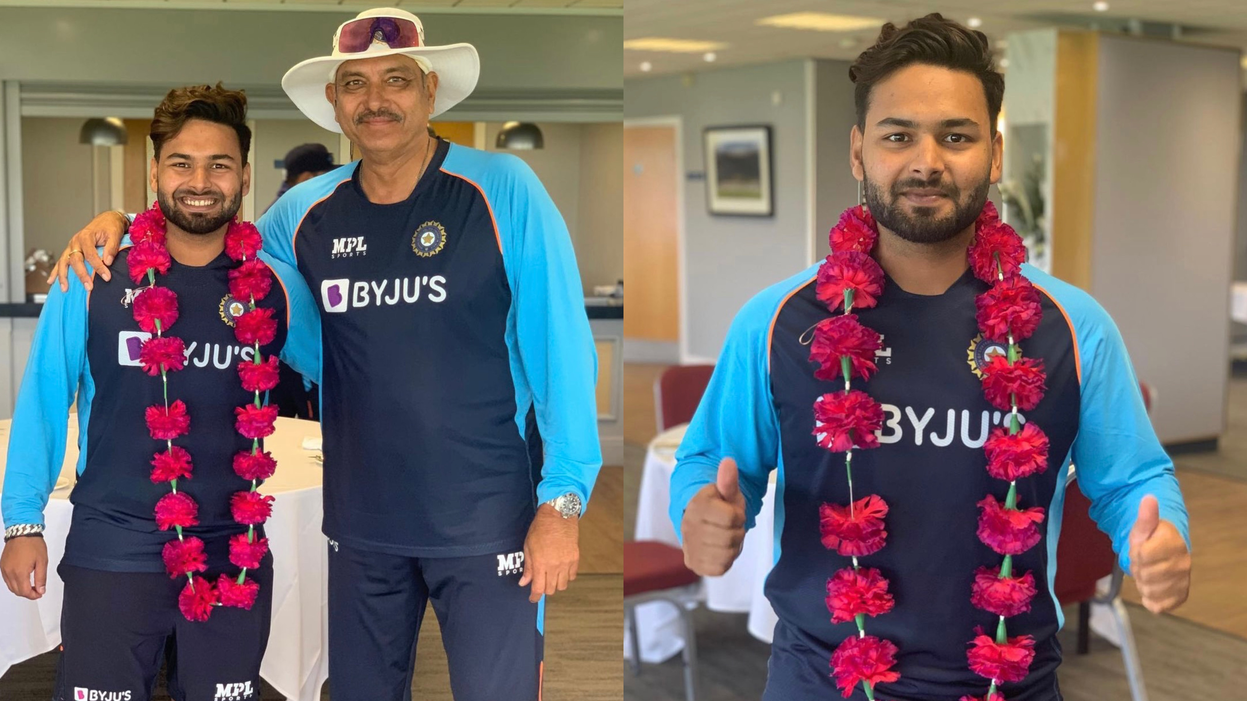 ENG v IND 2021: Rishabh Pant gets a grand welcome from Team India in Durham