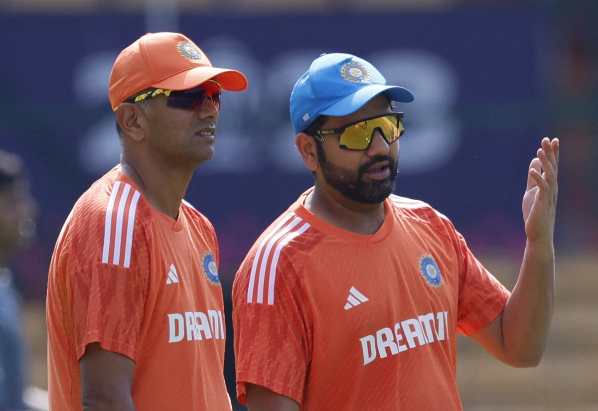 Rohit Sharma and Rahul Dravid | Getty