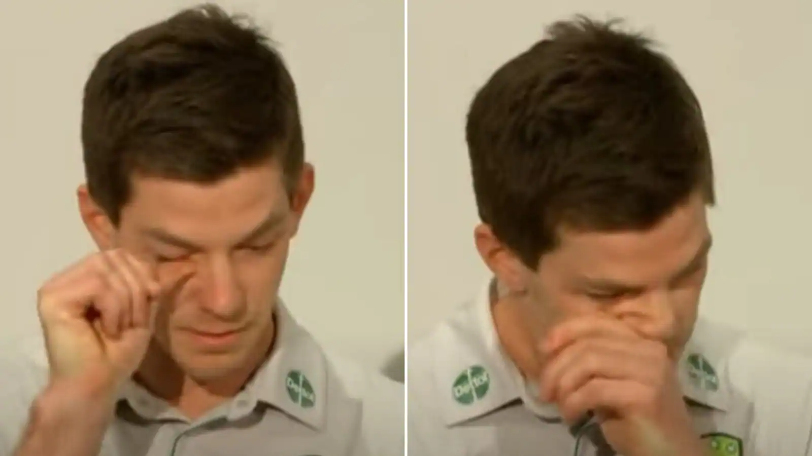 Tim Paine was in tears as he stepped down as Australia Test captain | Twitter