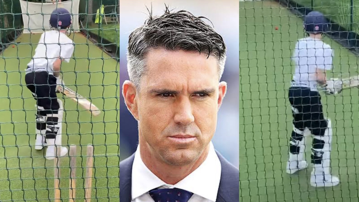 WATCH - Kevin Pietersen shares video of his son batting in nets; Yuvraj Singh in awe of youngster 