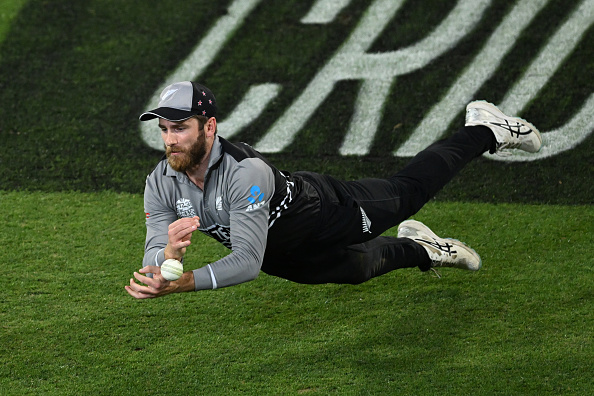 Kane Williamson dropped Buttler's catch, but claimed it before replays showed the truth | Getty
