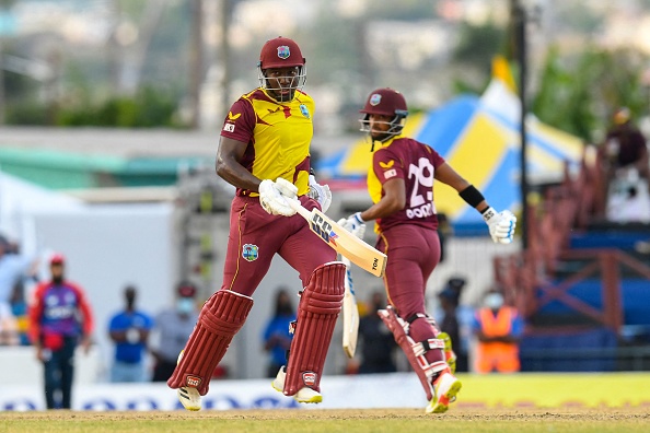 Rovman Powell and Nicholas Pooran added 122 runs for the third wicket | Getty