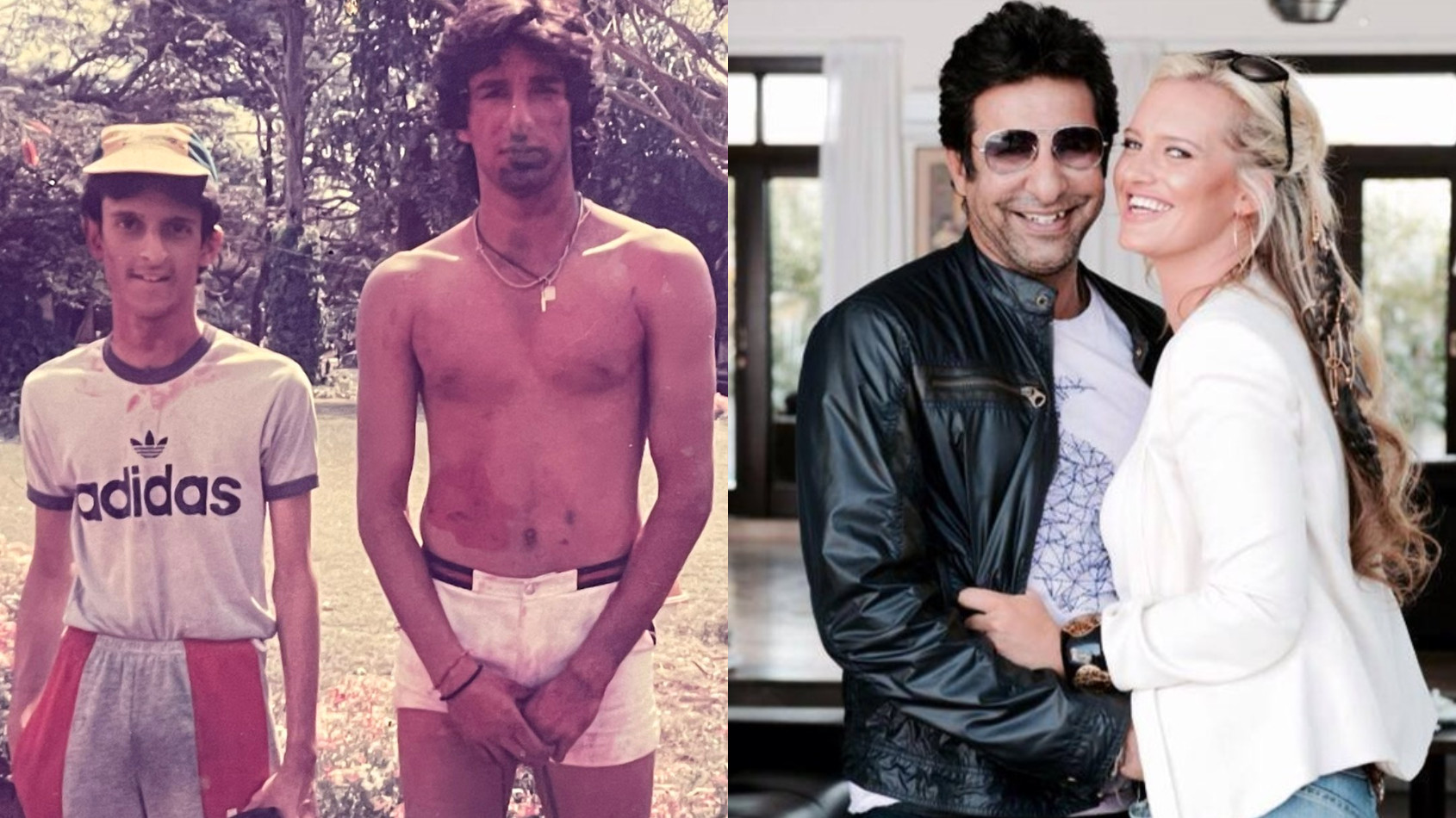 Wasim Akram replies to wife Shaniera’s comments on his old photo in shorts