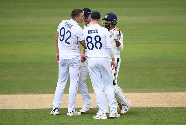 Atherton also mentioned the heated argument between Carse and Jadeja | Getty