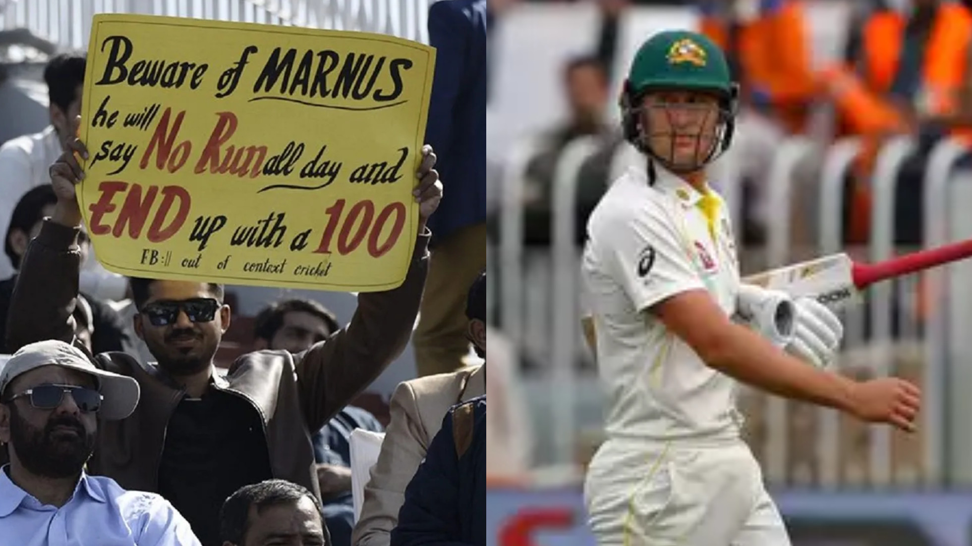 PAK v AUS 2022: Marnus Labuschagne shares his favorite fan posters from Rawalpindi Test