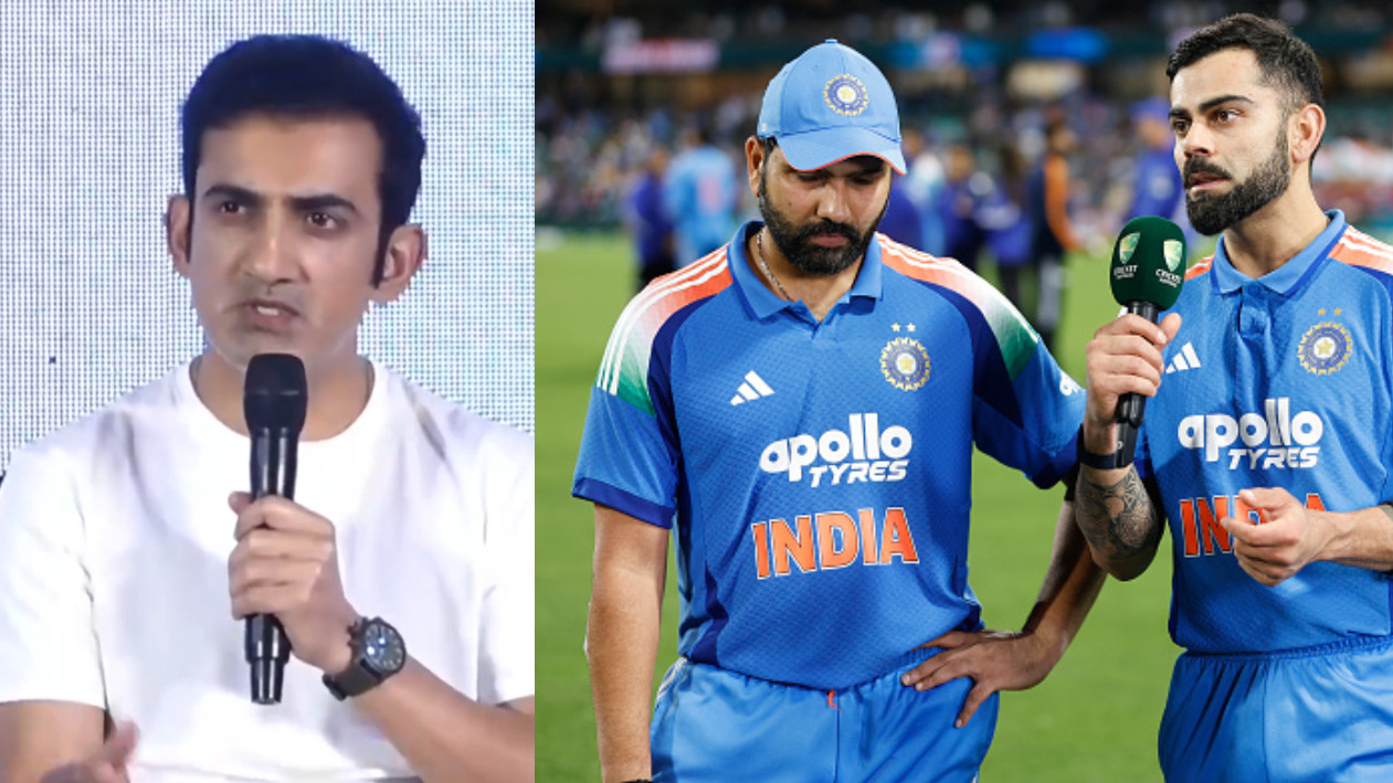 WATCH- ‘Till I’m honest, I can look in their eyes and talk to them’- Gambhir on his dressing room relationships amidst rift rumors with Kohli, Rohit