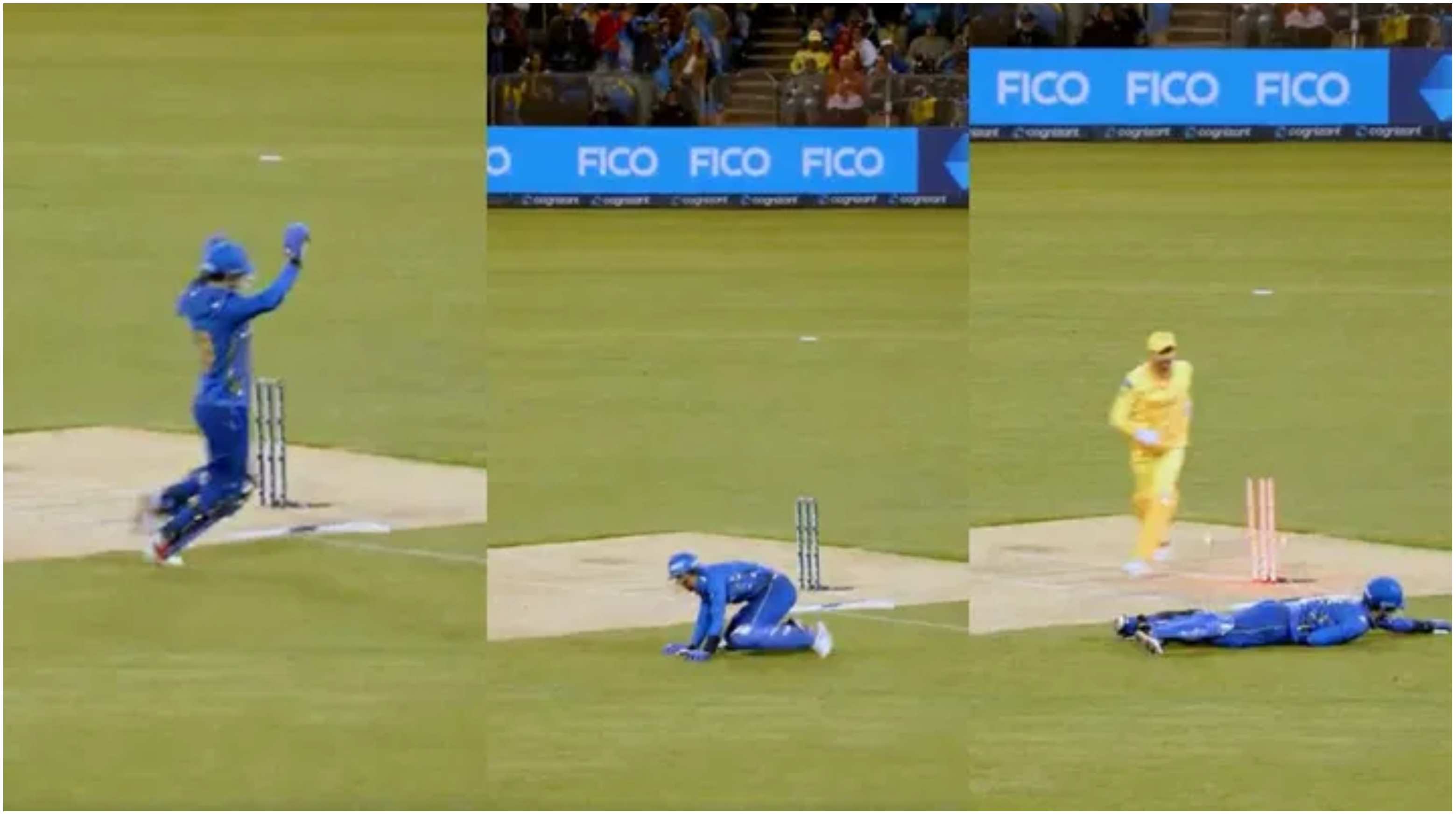 Trent Boult's run-out | X