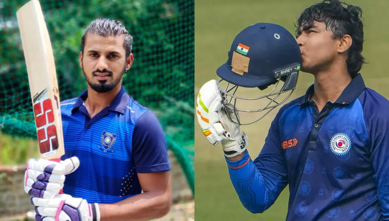 Sakibul Gani's 32-ball ton and Sooryavanshi's 190 helped Bihar post 574 runs in 50 overs | X