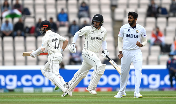 Jasprit Bumrah during the WTC final at Southampton | Getty