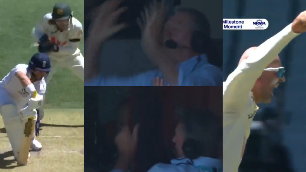 Ashes 2025-26: WATCH- Glenn McGrath mock throws chair in hilarious reaction to Nathan Lyon going past his Test wickets tally