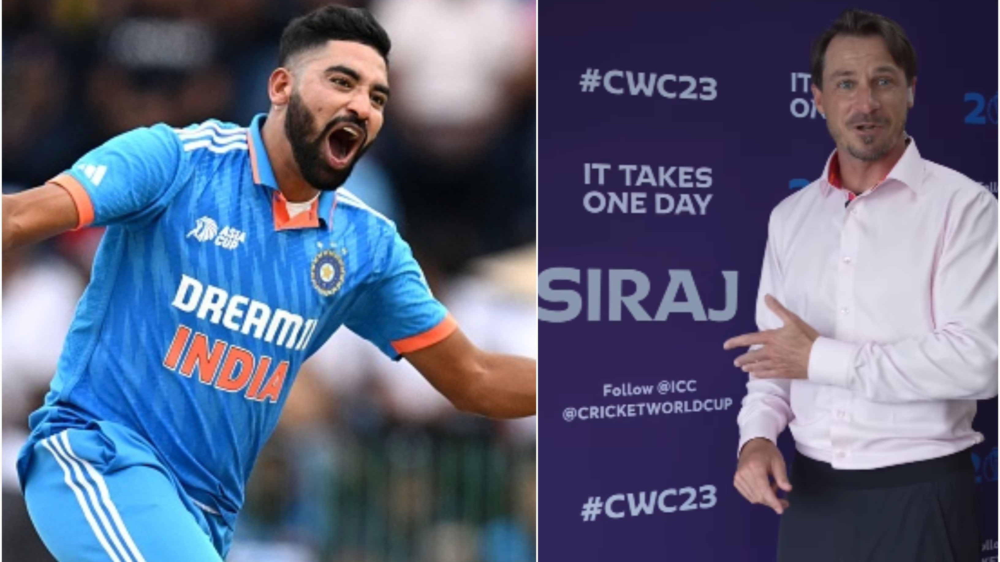 CWC 2023: WATCH – “Knocks over big batters,” Steyn picks Siraj in his list of five pacers to watch out for