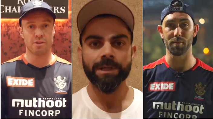 IPL 2021: WATCH - Virat Kohli, AB de Villiers, and Glenn Maxwell urge fans to stay at home 