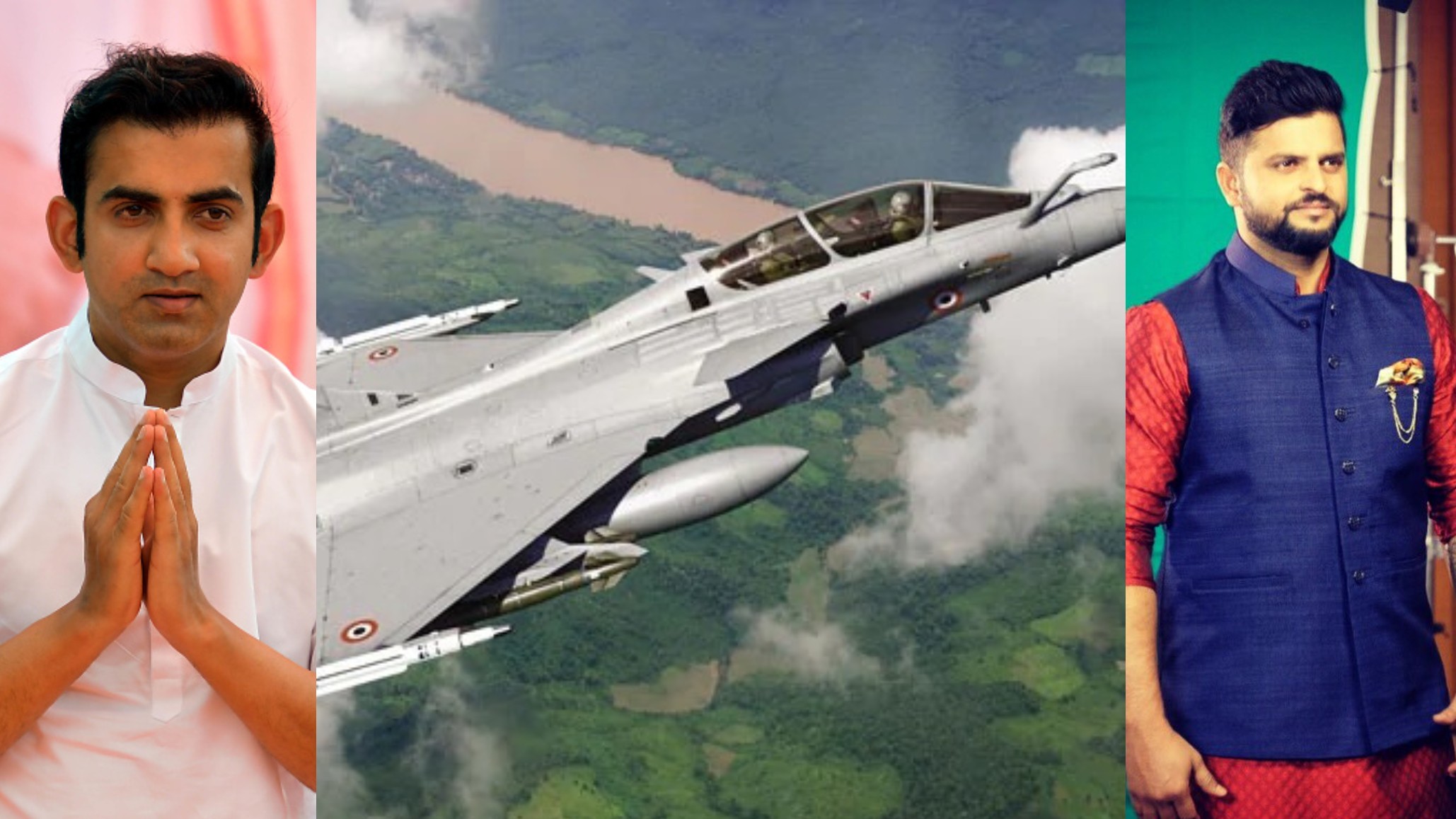 Indian cricket fraternity welcomes the first batch of Rafale fighter jets in the country