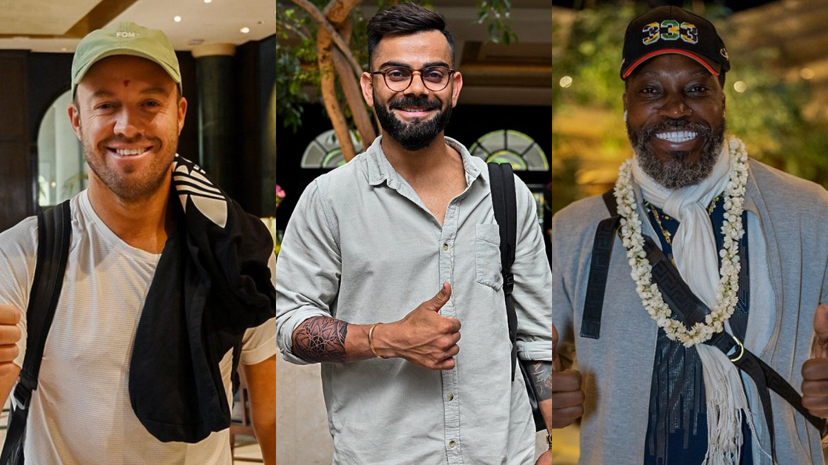 IPL 2023: Virat Kohli, AB de Villiers and Chris Gayle arrive in Bengaluru to attend 'RCB Unbox' event