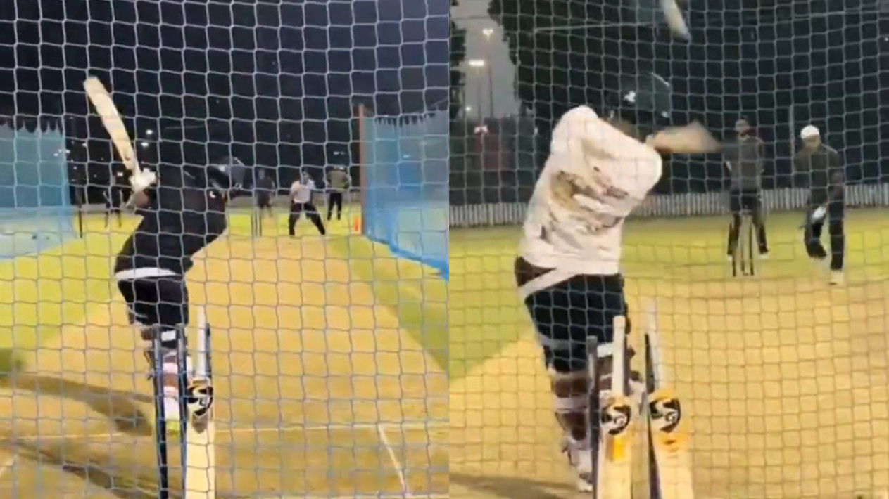 WATCH- Sanju Samson hits sublime shots including a no-look six while prepping for Ireland and England T20I series