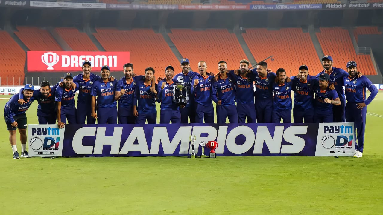 IND v WI 2022: Team India members celebrate ODI series victory with social media posts