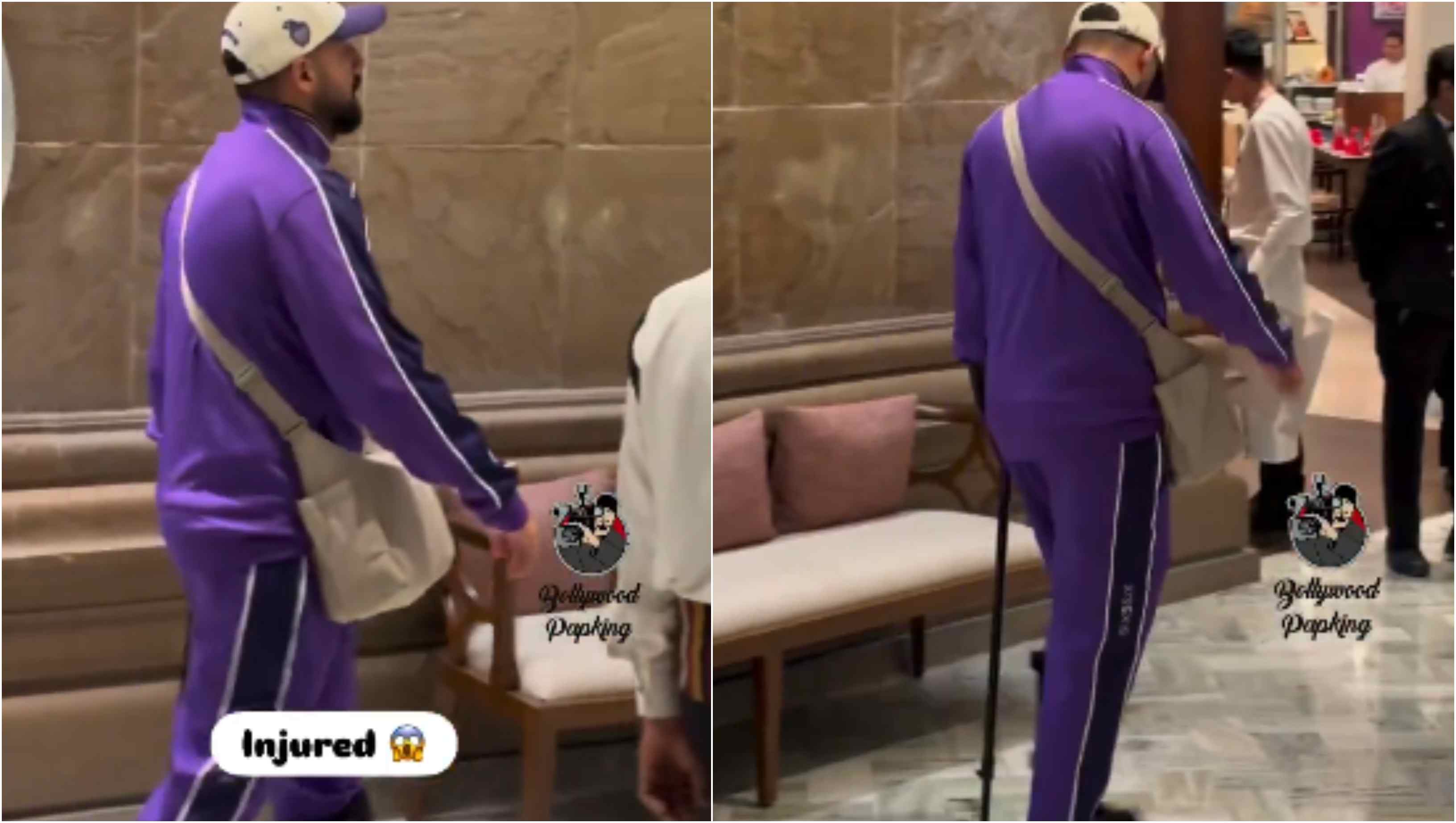 Varun Chakaravarthy is being monitored for a knee injury | Screengrab