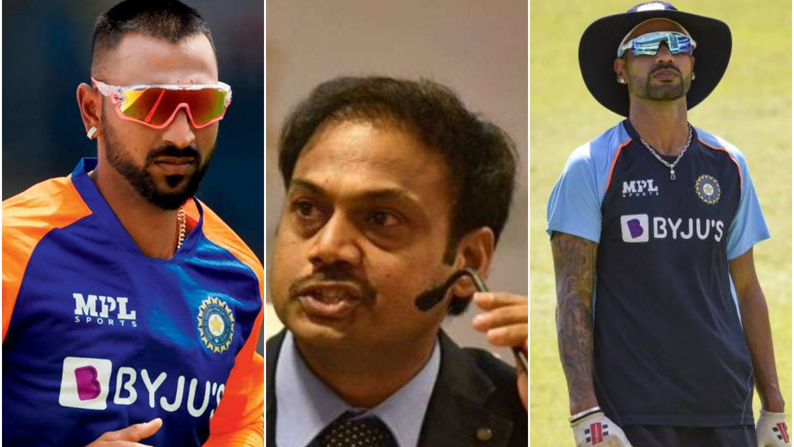 T20 World Cup 2021: Dhawan and Krunal should have been added to 15-member squad, opines MSK Prasad