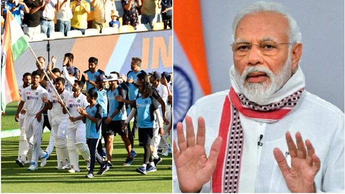 AUS v IND 2020-21: PM Narendra Modi tells students to take inspiration from India's fightback against Australia