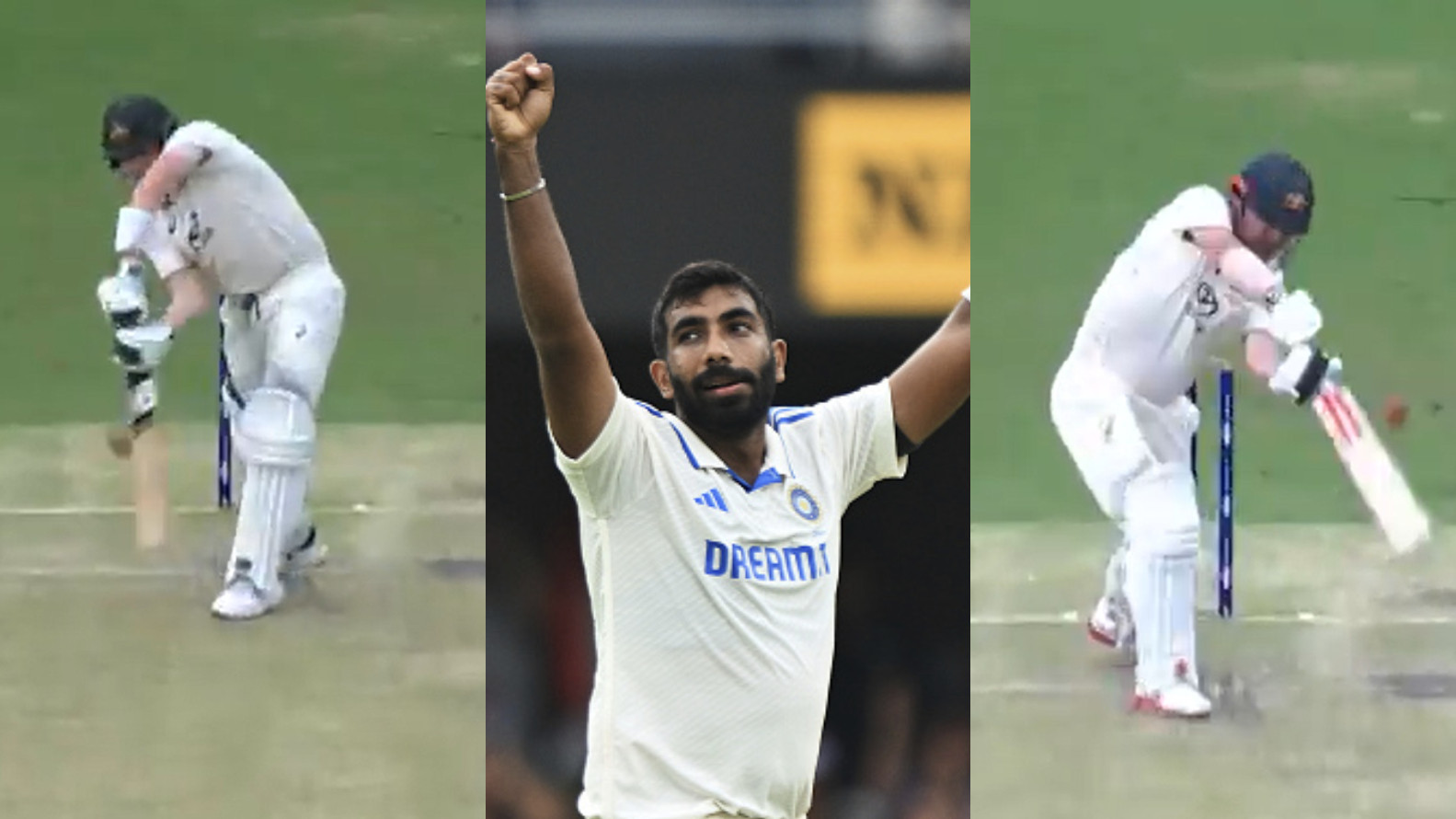 BGT 2024: WATCH- Jasprit Bumrah takes a well-deserved fifer in Brisbane; Indian cricket fraternity lauds ace pacer