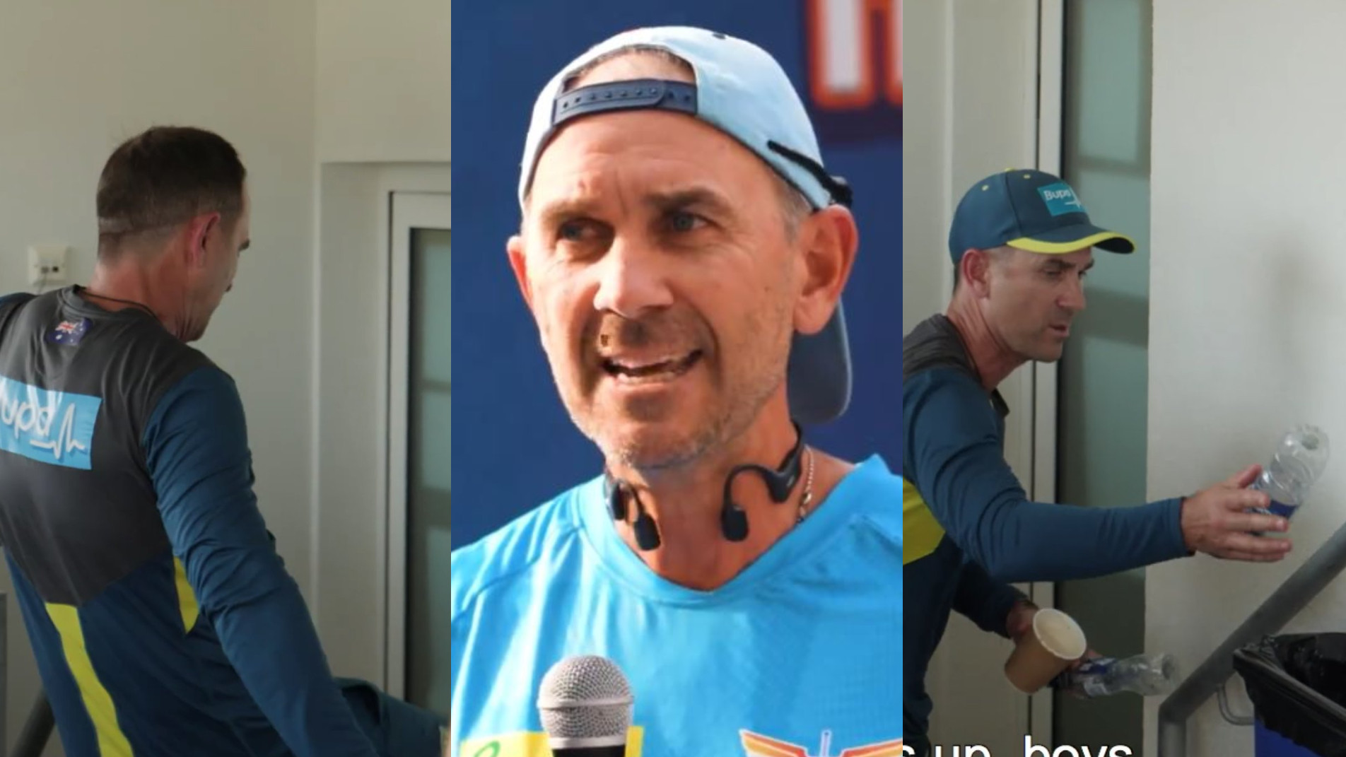 WATCH- Justin Langer recalls the story of him kicking dustbin during 2019 Headingley Test