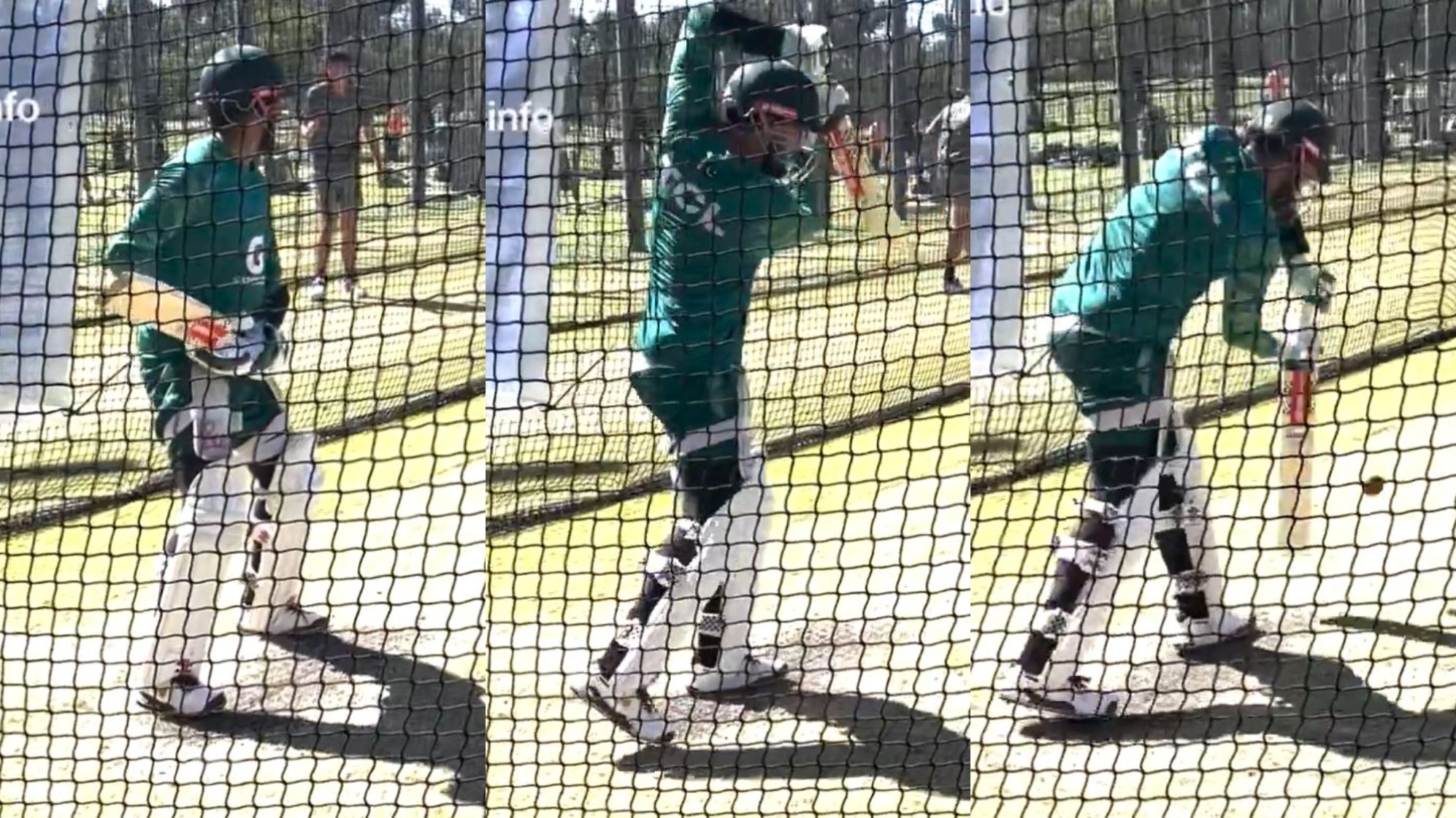 AUS v PAK 2023-24: WATCH- Babar Azam bats in nets ahead of the first Test against Australia in Perth