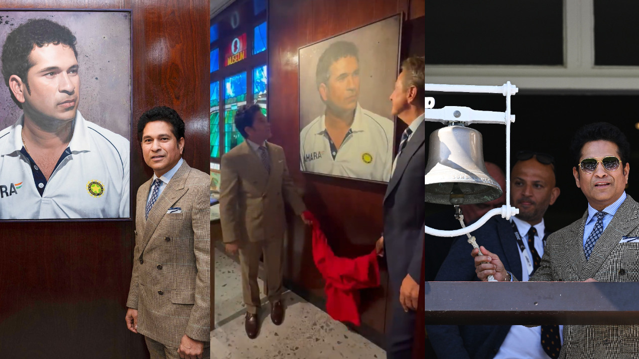 “Life has truly come full circle”- Sachin Tendulkar after his portrait is unveiled in MCC Museum