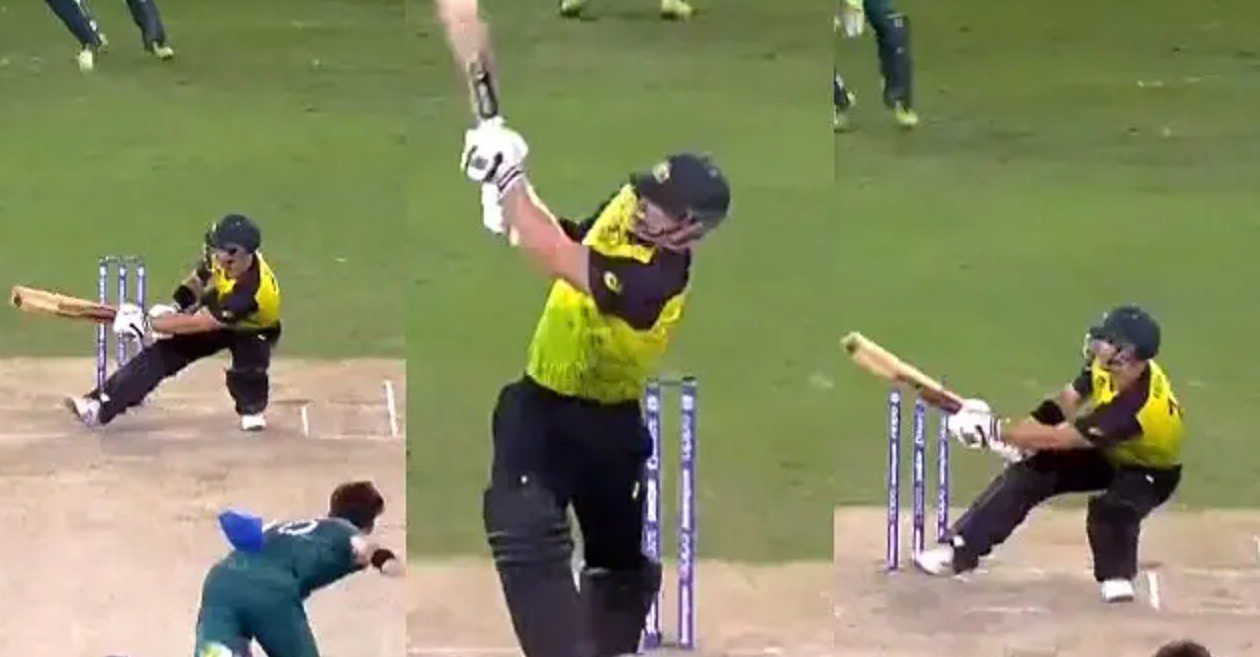 Matthew Wade thumped 3 back-to-back sixes off Shaheen Afridi to take Australia to final | Twitter