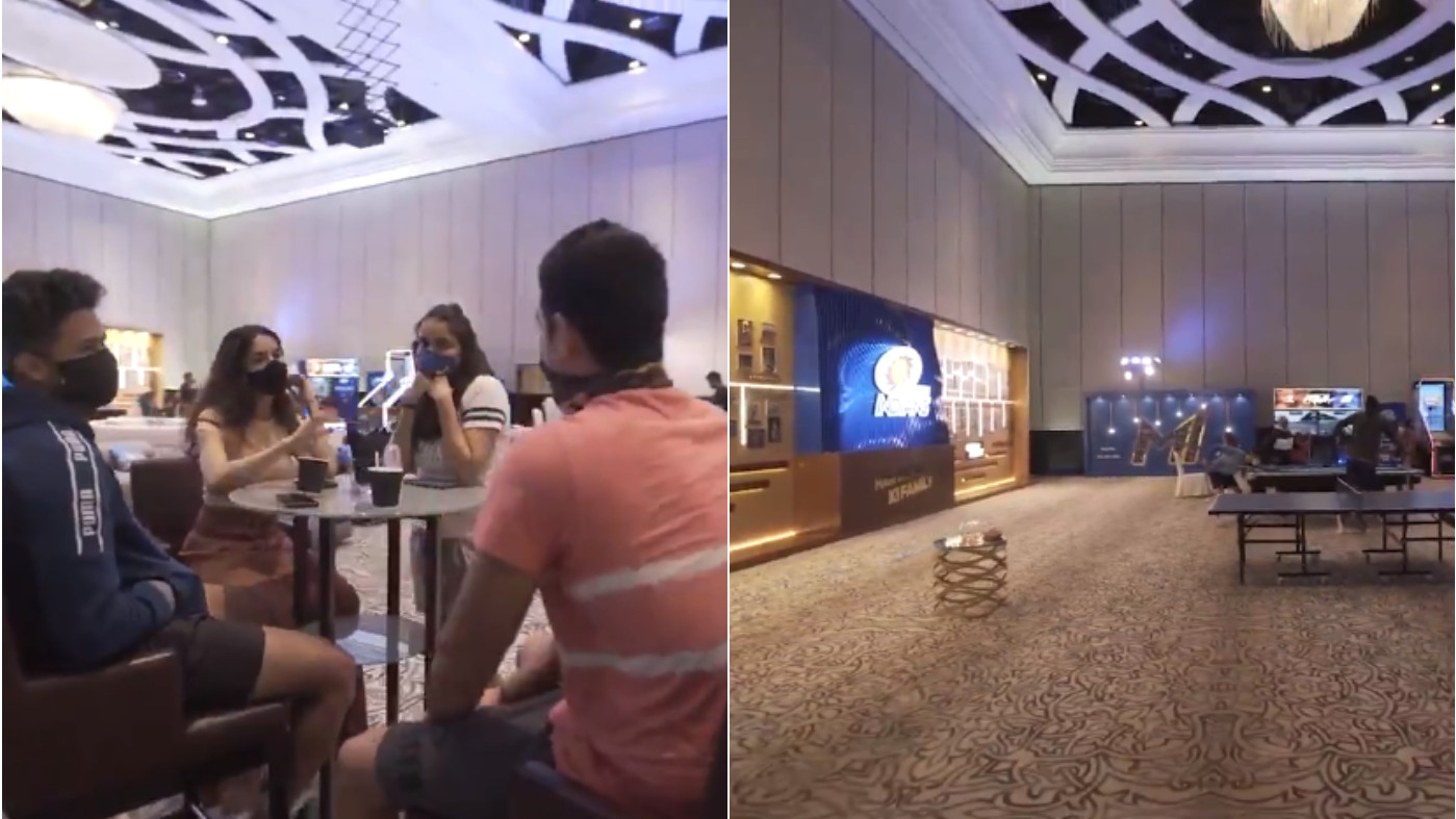 IPL 2021: WATCH - Mumbai Indians give fans a tour of the team room in Abu Dhabi