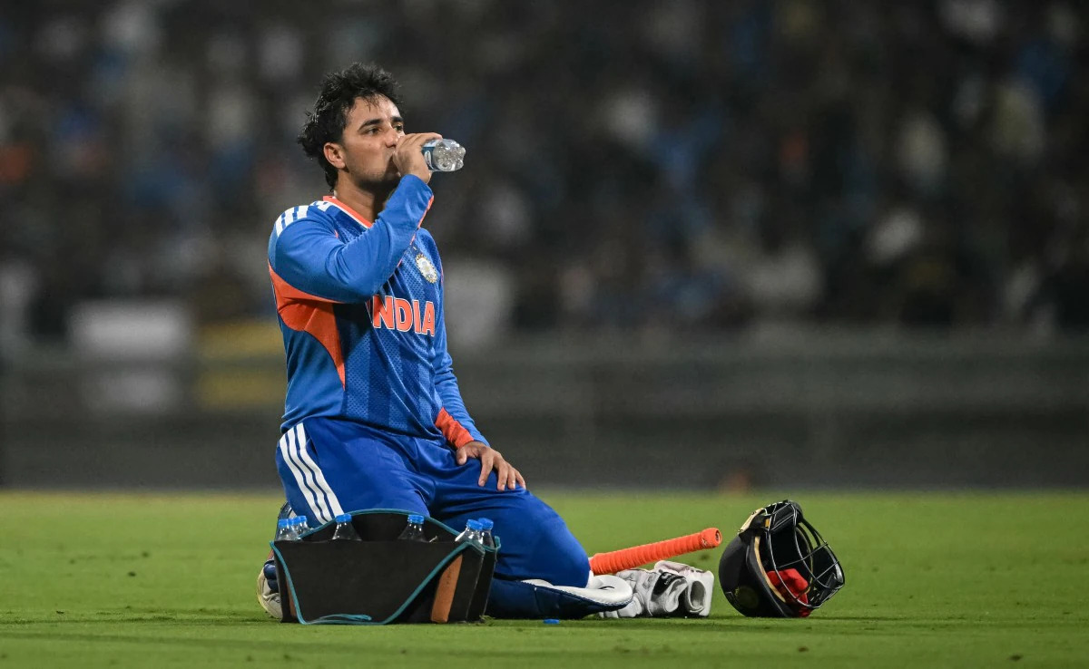 Abhishek Sharma is unlikely to feature for India against Namibia due to a stomach bug | AFP
