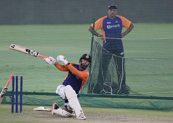 Rishabh Pant and Ravi Shastri | Getty