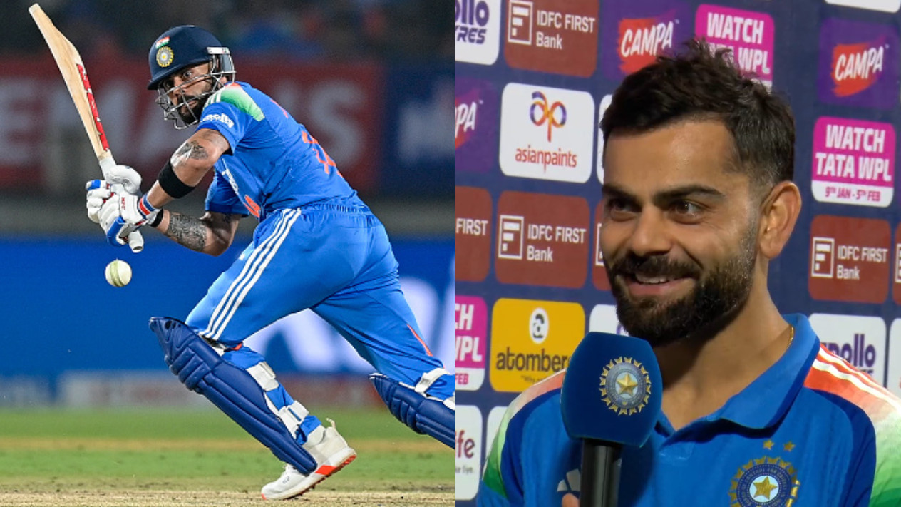 IND v NZ 2026: WATCH- “I’m not thinking about milestones”- Virat Kohli on his 93 in 1st ODI; says his mother loves his POTM trophies