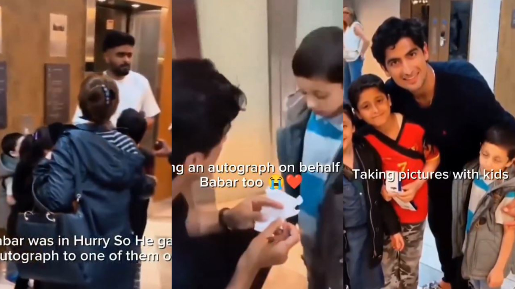 ENG v PAK 2024: WATCH- Naseem Shah's sweet gesture for a fan who didn't get Babar Azam's autograph