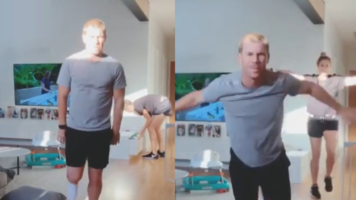 David Warner gets roasted by Chris Lynn for his latest dance video