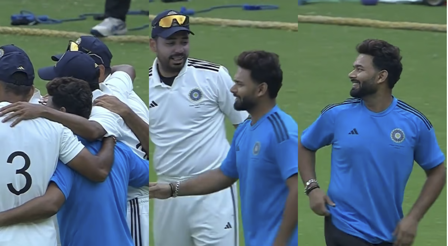 Rishabh Pant joined opposition team's huddle in Duleep Trophy  | BCCI X