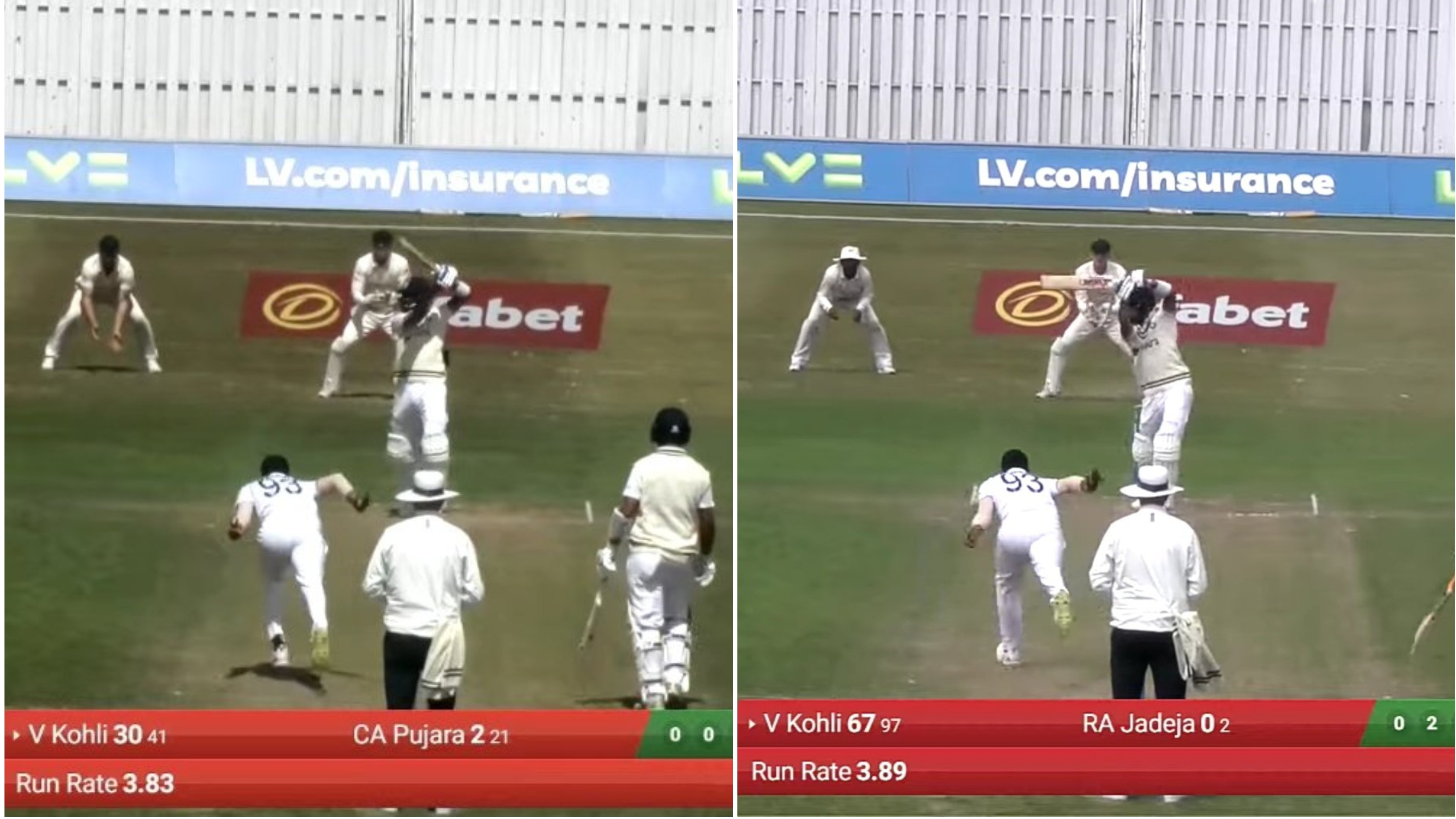 ENG v IND 2022: WATCH – Bumrah gets rid of Kohli in warm-up match after getting smacked for a six earlier