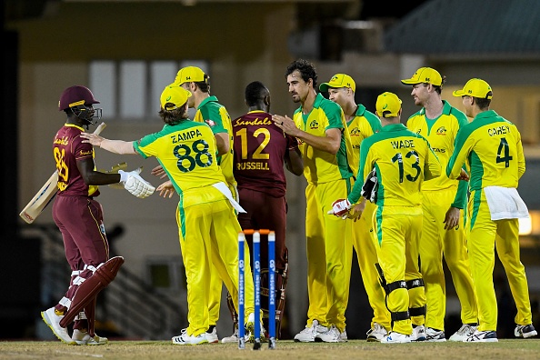Mitchell Starc defended 11 runs vs Andre Russell to win match for Australia | Getty 