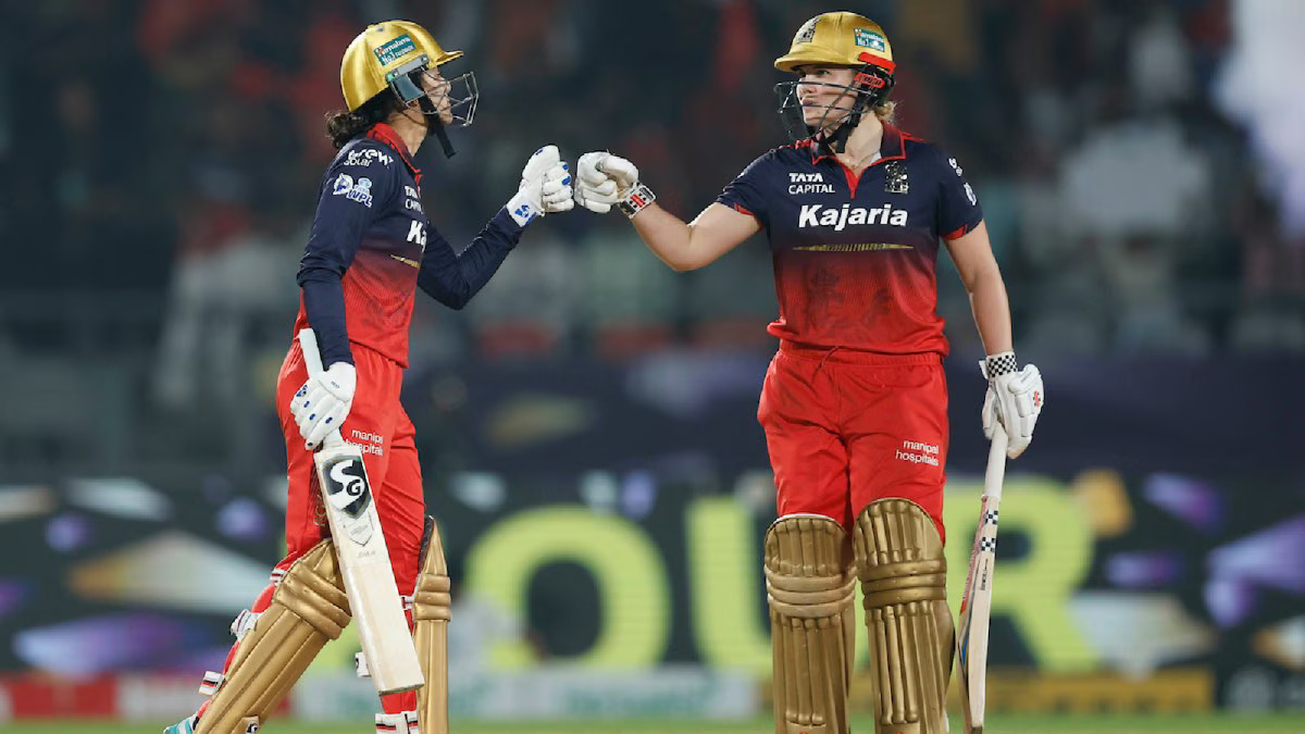 Smriti Mandhana and Georgia Voll added 165 runs as RCB's innings | BCCI-WPL