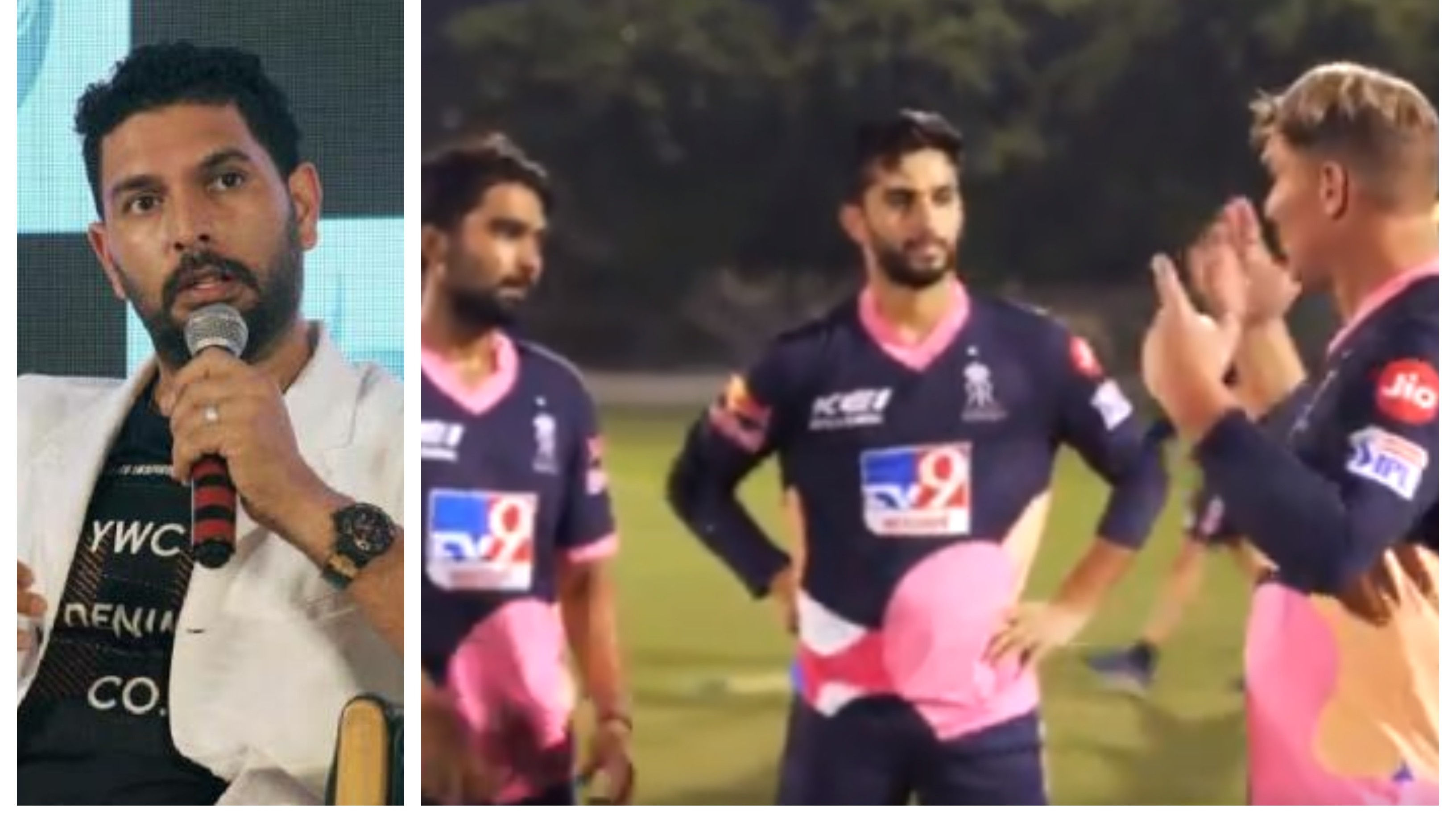 IPL 2020: Yuvraj Singh reacts as legendary Shane Warne shares tips with Rajasthan Royals spinners 