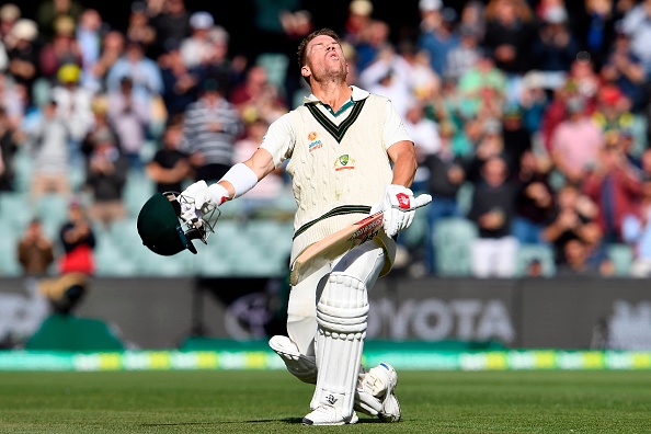 Warner celebrates his maiden triple Test century in Adelaide | Getty Images