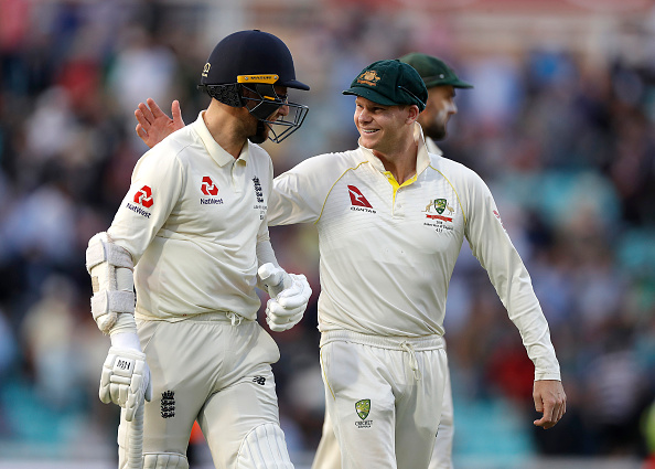 Jack Leach (L) and Steve Smith (R) | Getty