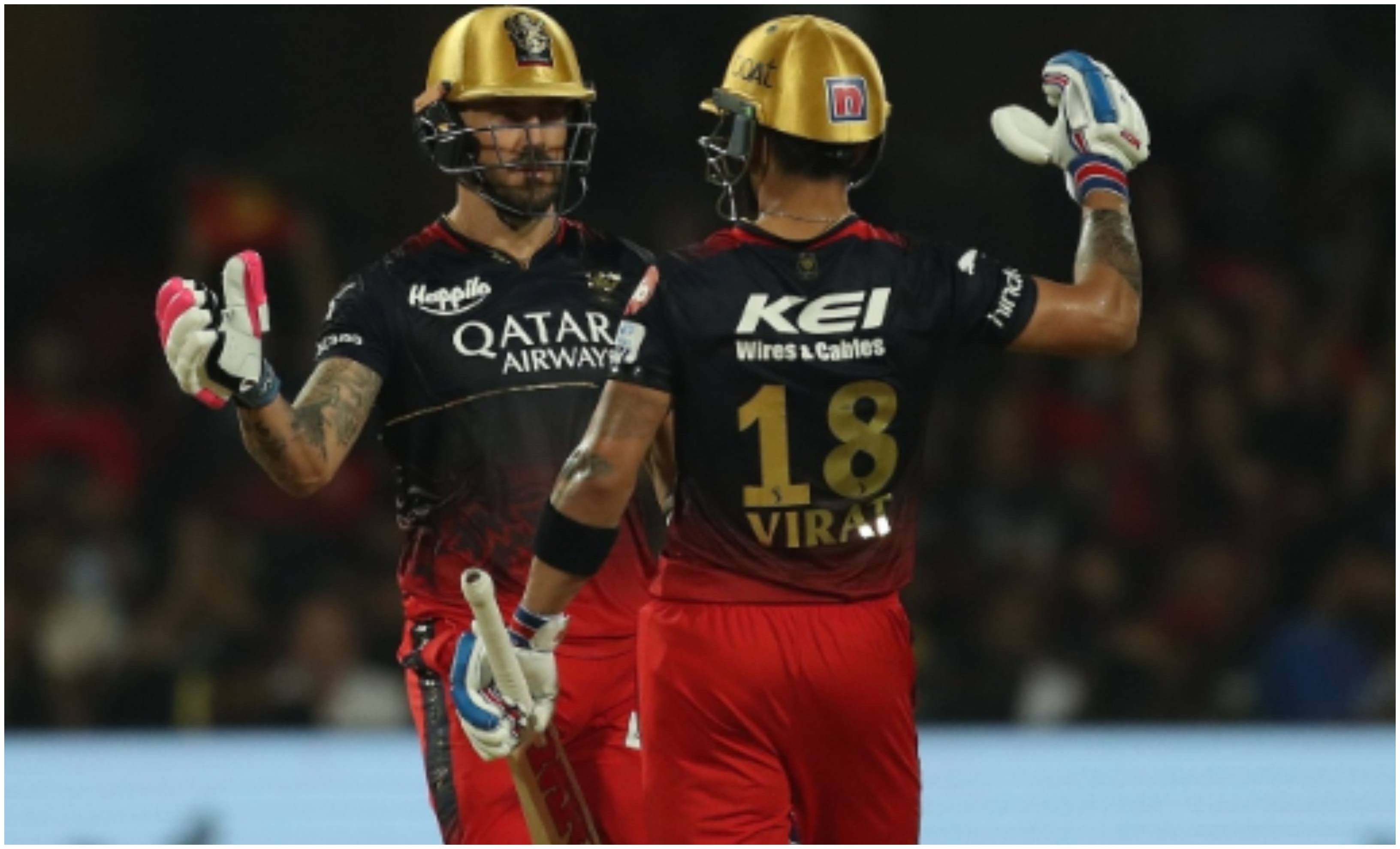 Faf du Plessis and Virat Kohli | BCCI-IPL