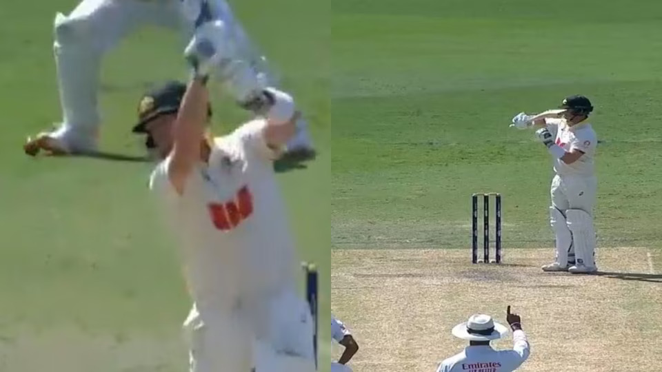 Smith immediately asked for a review convinced he had not hit the ball | X
