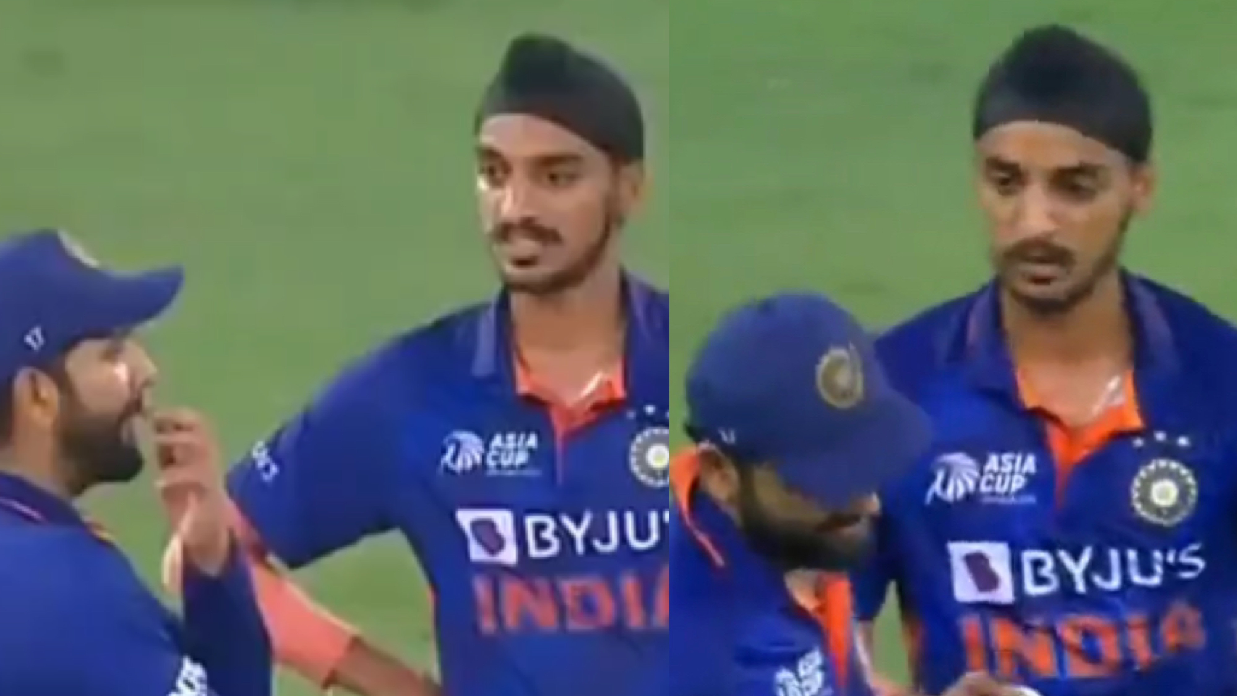 Asia Cup 2022: Explained with full clip - NO, Rohit Sharma did not turn his back on Arshdeep Singh