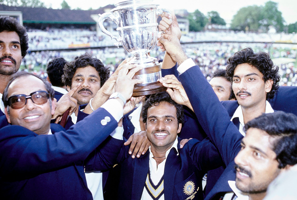 Kapil Dev-led Indian team stopped West Indies from scoring a hat-trick of World Cup wins | Getty