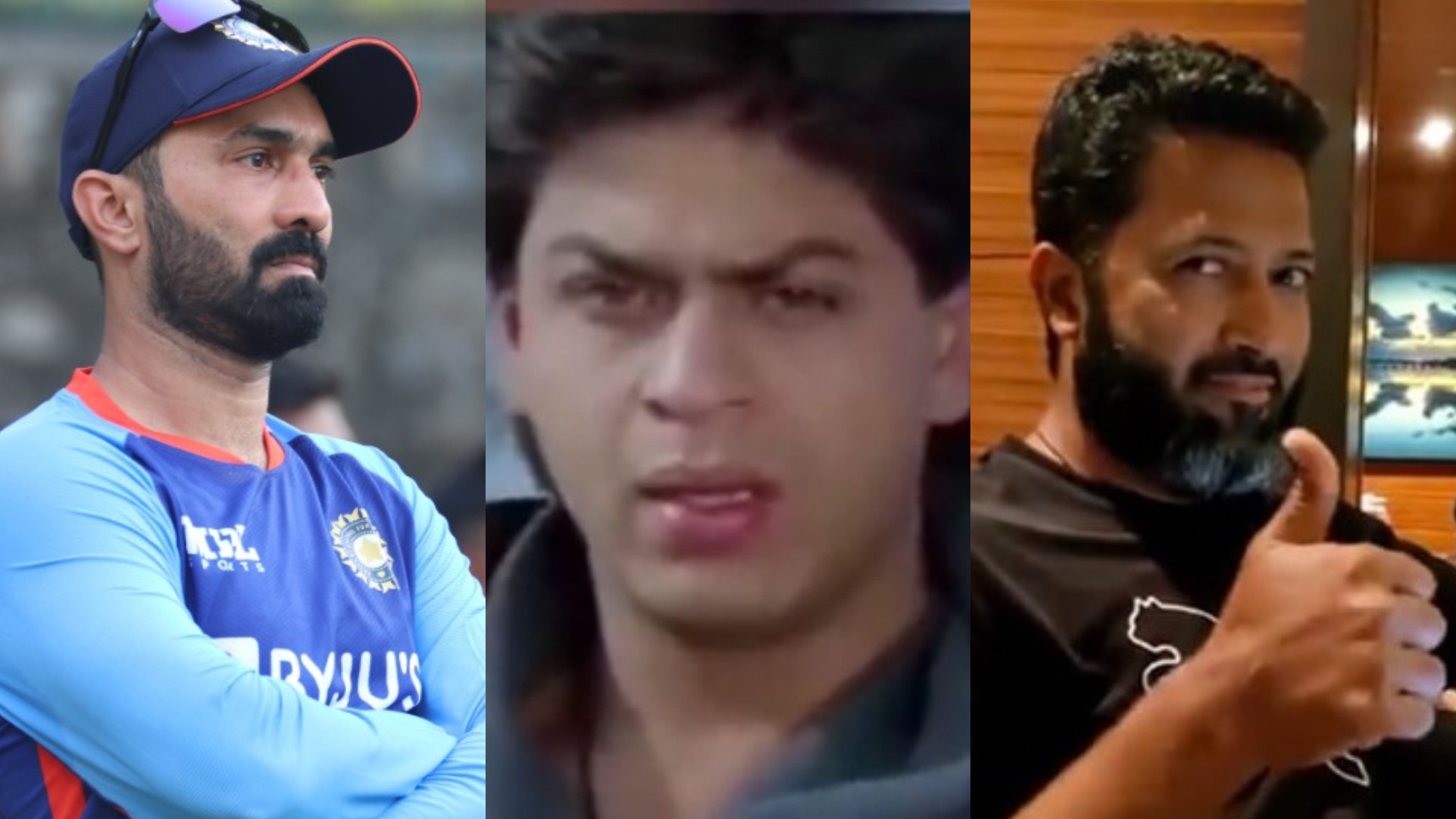 IND v SA 2022: WATCH: Wasim Jaffer's hilarious Karan-Arjun clip feat. SRK on Dinesh Karthik's India comeback