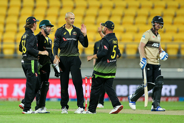 Agar's 6/30 was his second haul of five wickets or more in T20Is | Getty